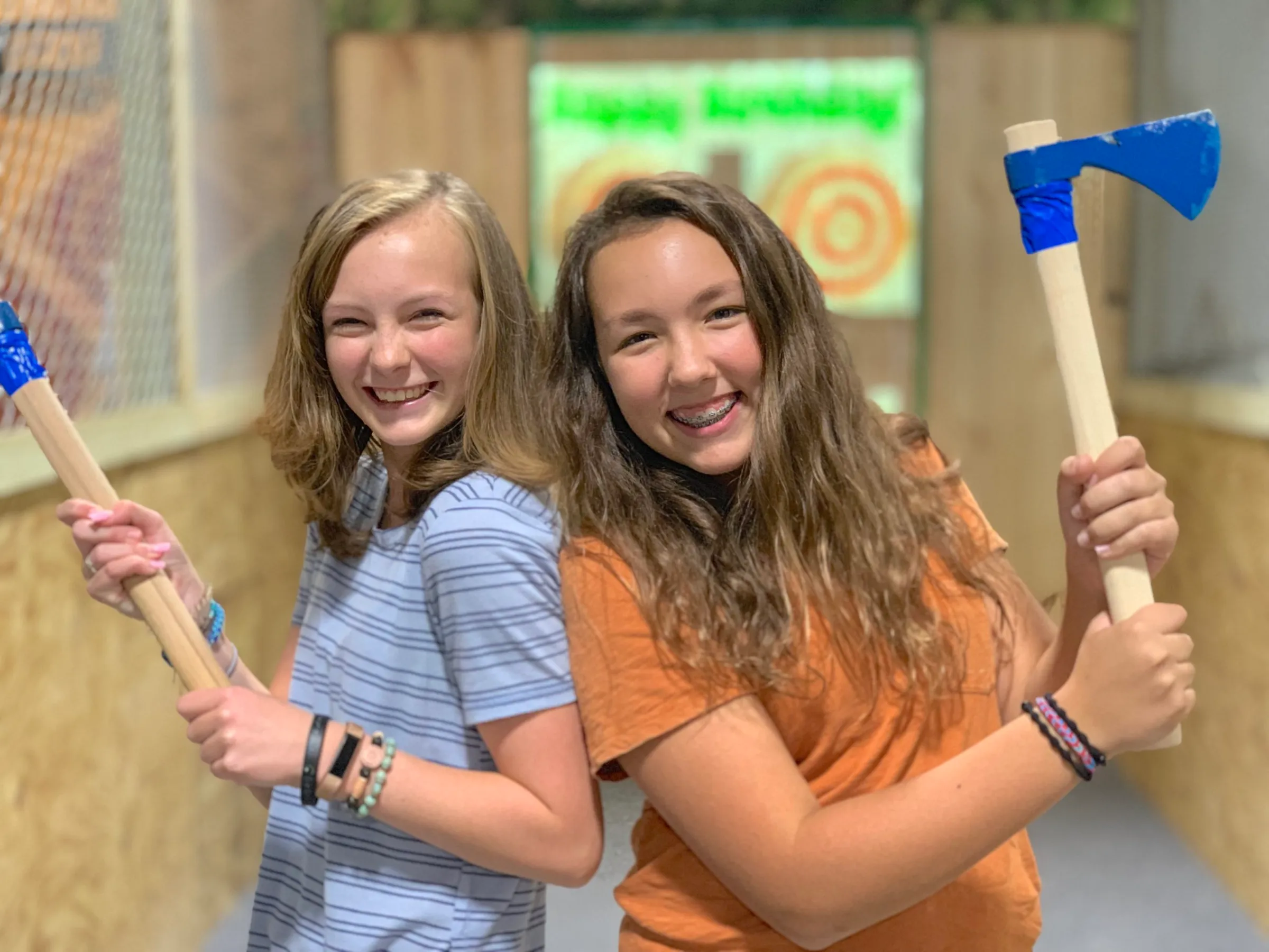 a person holding a baseball bat